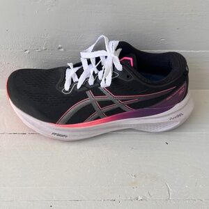 Women's Asics Gel-Kayano 30, Black/Lilac Hint,  Size 7 US